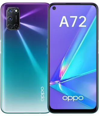 OPPO A72 16,5 cm (6.5") Double SIM Android 10 4G USB Type-C 4 Go 128 Go 5000 mAh Violet