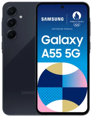 Samsung Galaxy A55 5G 16,8 cm (6.6") Double SIM hybride USB Type-C 8 Go 128 Go 5000 mAh Marine