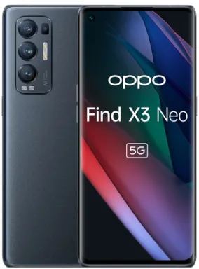 OPPO Find X3 Neo 16,6 cm (6.55") Double SIM ColorOS 11.1 5G USB Type-C 12 Go 256 Go 4500 mAh Noir