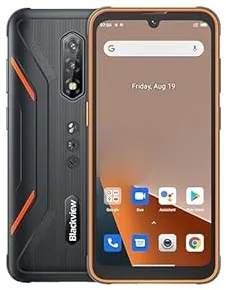 Blackview BV5200 15,5 cm (6.09") Double SIM Android 12 4G USB Type-C 4 Go 32 Go 5180 mAh Noir, Orange