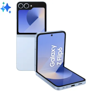 Samsung Galaxy Z Flip6 17 cm (6.7") Double SIM Android 14 5G USB Type-C 12 Go 512 Go 4000 mAh Bleu