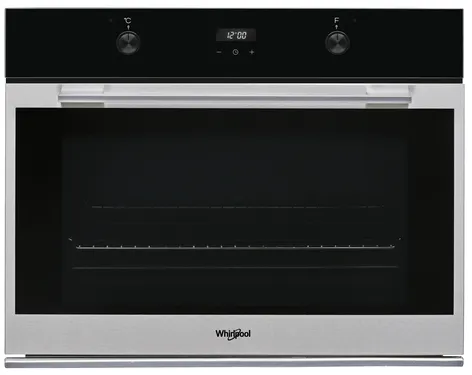 Whirlpool W7 OM75 89 L A Noir, Acier inoxydable