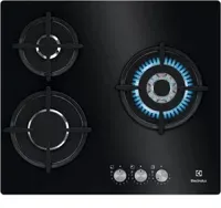 Electrolux Serie 300 KGE6633NOK Noir Intégré 60 cm Gaz 3 zone(s)