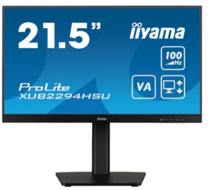 iiyama ProLite XUB2294HSU-B6 écran plat de PC 54,6 cm (21.5") 1920 x 1080 pixels Full HD LCD Noir