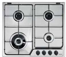 De’Longhi YAF 46 ASDV plaque Acier inoxydable Intégré 58 cm Gaz 4 zone(s)