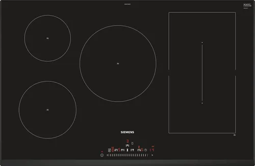 Siemens iQ500 ED851FWB5E plaque Noir Intégré 80 cm Plaque avec zone à induction 5 zone(s)
