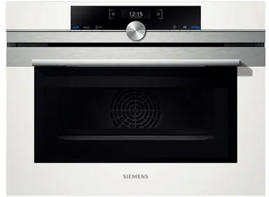 Siemens CM633GBW1 four 45 L Acier inoxydable, Blanc