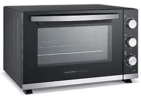 KitchenChef KC-FOUR60 four Noir, Acier inoxydable