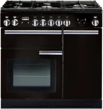 Falcon Professional + 90 Cuisinière Electrique Noir, Chrome A