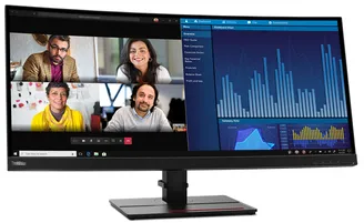 Lenovo ThinkVision P34w-20 LED display 86,7 cm (34.1") 3440 x 1440 pixels Wide Quad HD Noir