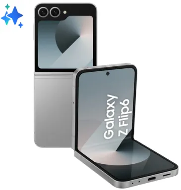 Samsung Galaxy Z Flip6 17 cm (6.7") Double SIM Android 14 5G USB Type-C 12 Go 256 Go 4000 mAh Argent