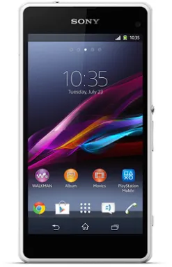 Sony Xperia Z1 Compact 10,9 cm (4.3") SIM unique Android 4.3 4G Micro-USB B 2 Go 16 Go 2300 mAh Blanc