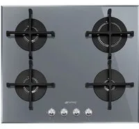 Smeg Linea PV164S2 plaque Argent Intégré 60 cm Gaz 4 zone(s)