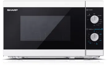 Sharp YC-MG01E-W micro-onde Comptoir Micro-ondes grill 20 L 800 W Noir, Blanc