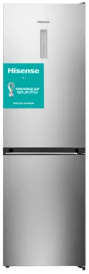 Hisense RB400N4BC3 réfrigérateur-congélateur Pose libre 322 L D Acier inoxydable