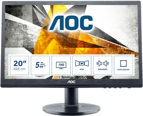 AOC 60 Series M2060SWDA2 LED display 49,6 cm (19.5") 1920 x 1080 pixels Full HD Noir