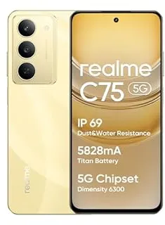 realme C75 5G 8 Go 256 Go 5828 mAh Or