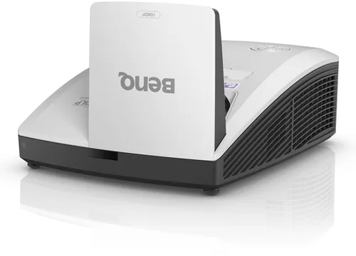 BenQ MH856UST+ vidéo-projecteur Projecteur à focale ultra courte 3500 ANSI lumens DLP 1080p (1920x1080) Compatibilité 3D Noir, Blanc