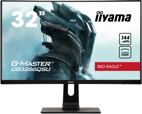 iiyama G-MASTER GB3266QSU-B1 LED display 80 cm (31.5") 2560 x 1440 pixels Quad HD Noir