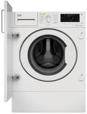 Beko HITV8736B0HT machine à laver avec sèche linge Intégré Charge avant Blanc D