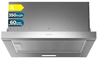 Cecotec Bolero Flux TLM 603500 Inox A Semi-intégrée (semi-encastrée) Acier inoxydable 350 m³/h