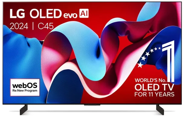 LG OLED evo OLED42C45LA TV 106,7 cm (42") 4K Ultra HD Smart TV Wifi Noir