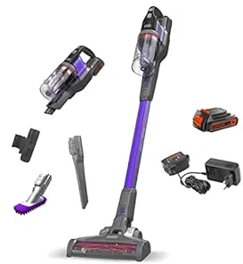 Black & Decker BHFEV182CP aspirateur de table Violet Sans sac