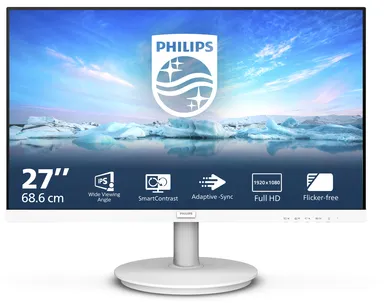 Philips V Line 271V8AW/00 écran plat de PC 68,6 cm (27") 1920 x 1080 pixels Full HD LCD Blanc