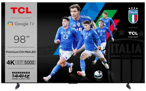 TCL X95 Series 85X955 TV 2,16 m (85") 4K Ultra HD Smart TV Wifi Métallique, Titane 5000 cd/m²