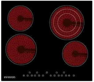 Infiniton VIT4T23 Noir Intégré Céramique 4 zone(s)