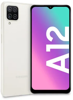 Samsung Galaxy A12 SM-A127FZWVEUE smartphone 16,5 cm (6.5") Double SIM 4G USB Type-C 4 Go 64 Go 5000 mAh Blanc