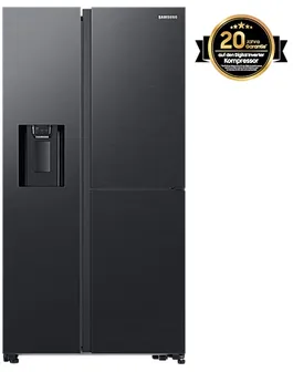 Samsung RH65DG54R3B1 frigo américain Pose libre 628 L E Noir, Acier inoxydable