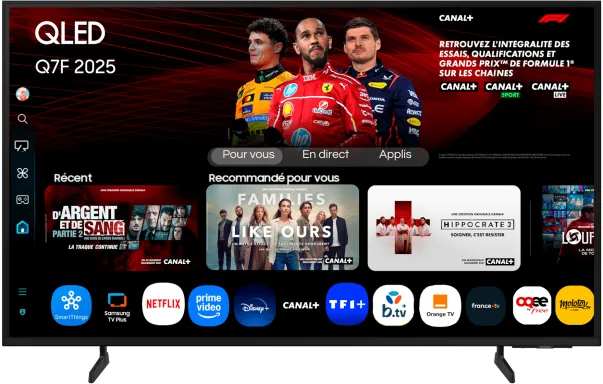 Samsung TV AI QLED 85" Q7F 2025, 4K, Quantum Dots