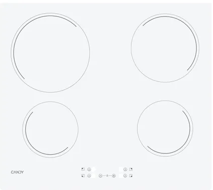 Candy Timeless CH64CCW Blanc Intégré Céramique 4 zone(s)