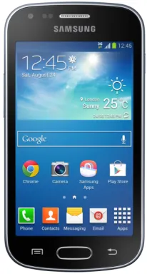 Samsung Galaxy Trend Plus GT-S7580 10,2 cm (4") SIM unique Android 4.2 3G Micro-USB 0,75 Go 4 Go 1500 mAh Noir
