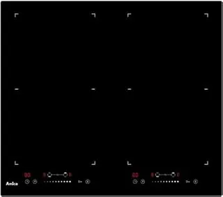 Amica AI3546 plaque Noir Intégré 59 cm Plaque avec zone à induction 4 zone(s)