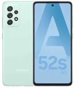 Samsung Galaxy A52s 5G SM-A528B 16,5 cm (6.5") Double SIM Android 11 USB Type-C 6 Go 128 Go 4500 mAh Couleur menthe