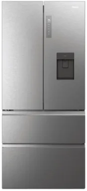 Haier FD 83 Serie 7 HFW537EP frigo américain Pose libre 537 L E Platine, Acier inoxydable