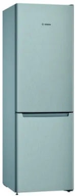 Bosch Serie 2 KGN36ELEA réfrigérateur-congélateur Pose libre 305 L E Acier inoxydable