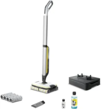 Kärcher FC 7 SIGNATURE LINE Electric broom Batterie Humide Sans sac Noir, Blanc, Jaune 2,85 Ah