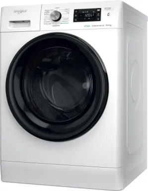 Whirlpool FFWDB 864349 BV EE machine à laver avec sèche linge Pose libre Charge avant Blanc D