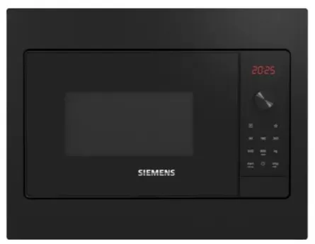 Siemens iQ300 BF523LMB3 micro-onde Intégré Micro-onde simple 20 L 800 W Noir, Acier inoxydable