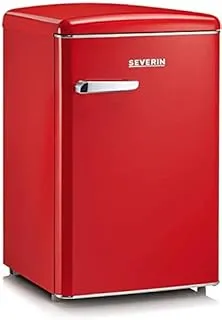 Severin RKS 8830 Retro frigo combine Pose libre 108 L D Rouge