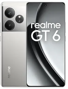 realme GT 6 17,2 cm (6.78") Double SIM Android 14 5G USB Type-C 12 Go 256 Go 5500 mAh Argent