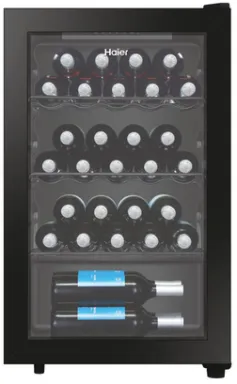 Haier Wine Bank 50 Serie 3 HWS31GGE Refroidisseur de vin compresseur Pose libre Noir 31 bouteille(s)