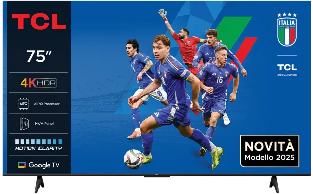 TCL P6K 75P6K TV 190,5 cm (75") 4K Ultra HD Smart TV Wifi Noir