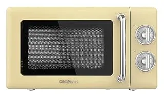 Cecotec 01708 micro-onde Comptoir Micro-ondes grill 20 L 700 W Beige, Acier inoxydable