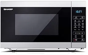 Sharp Home Appliances YC-MG51E-S micro-onde Sur toute la gamme Micro-onde combiné 25 L 900 W Métallique