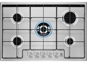 Electrolux EGS7534X Acier inoxydable Intégré 74.5 cm Gaz 5 zone(s)