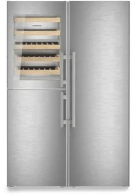 Liebherr XRCst 5295 frigo américain Pose libre 386 L Acier inoxydable
